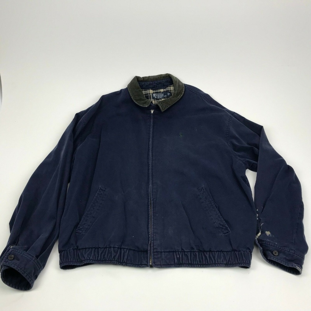 VTG POLO by RALPH LAUREN JACKET MEN'S NAVY BLUE XL
